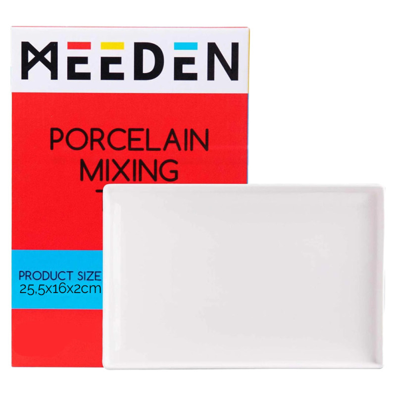 Palette céramique rectangulaire lisse