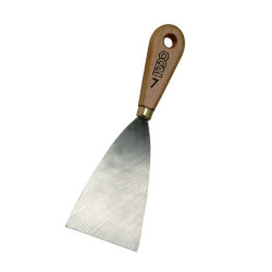 Couteau acier manche en bois - 6cm