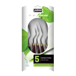 Set de 5 couteaux à peindre