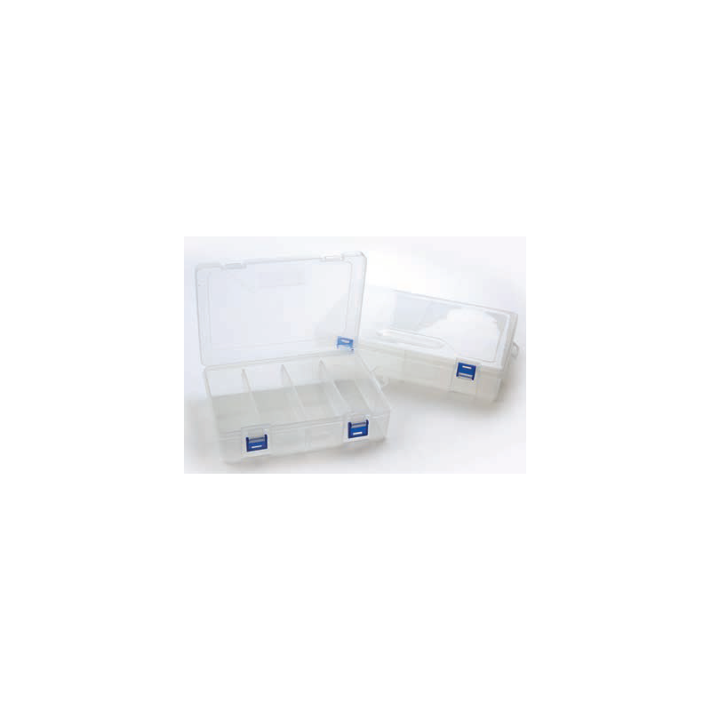 Boîte de rangement transparente 23,5x16x6cm