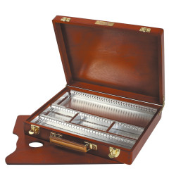 Coffrets bois Premium - GM extérieur 39.5x32x8cm intérieur 37x29.7cm