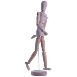 Mannequin bois femme - Environ 40cm Femme
