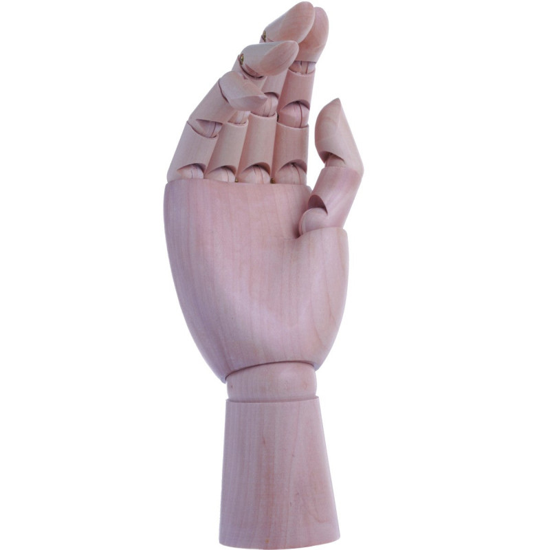 Main droite articulée - Main enfant 18cm