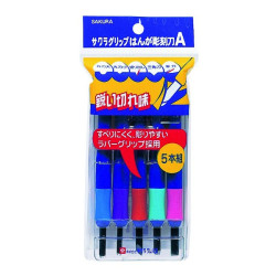 Set de 5 outils sculpture bois