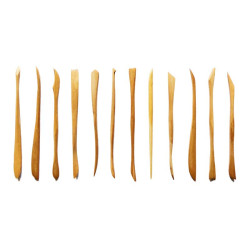 Set de 12 ébauchoirs en bois