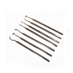 Kit de 7 outils de finition très fins en métal