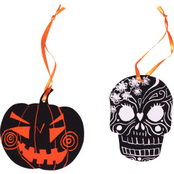Sachet de 32 formes Halloween à gratter