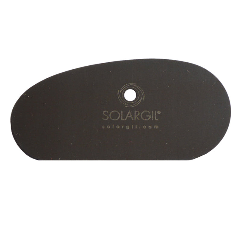 Estèques inox - Demi-ovale souple 90x45mm