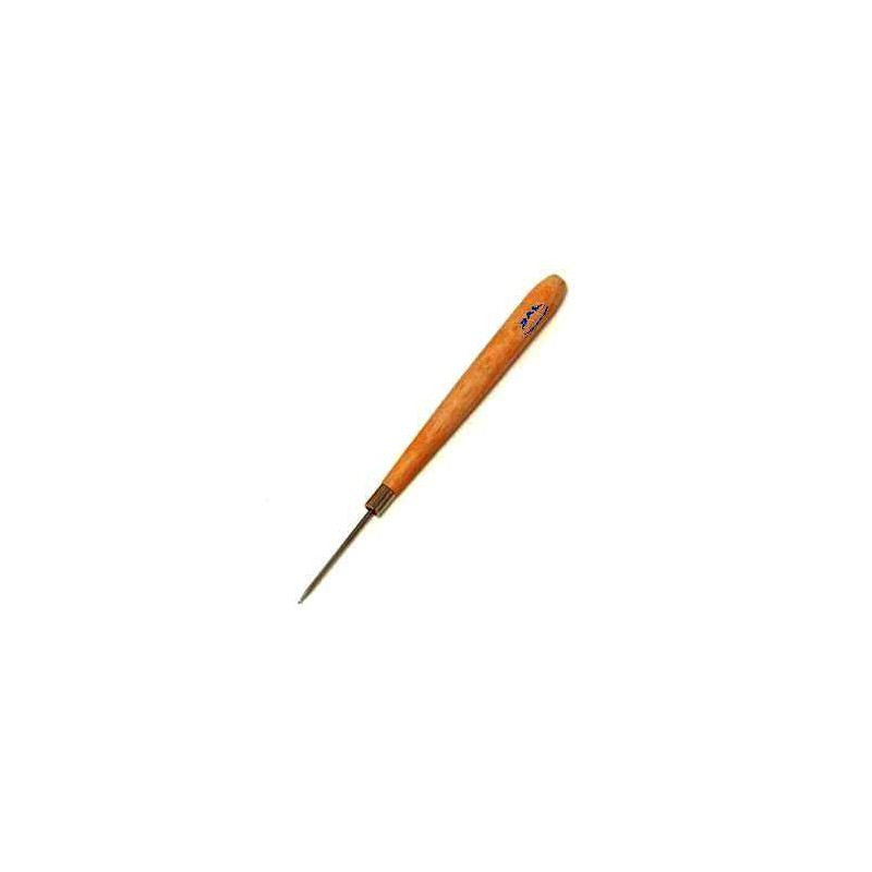 Aiguille potier acier manche bois