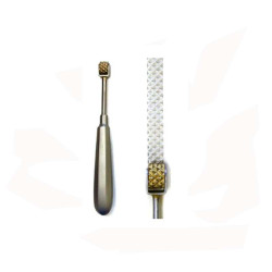 Roulettes inox/bronze - N° 1