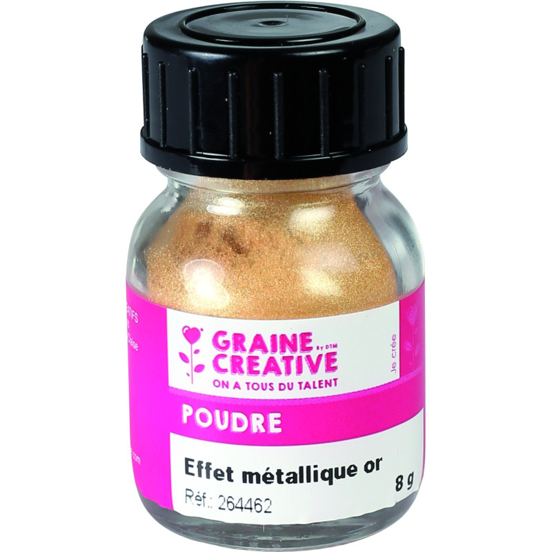 Poudre pour Fimo 8gr - Or