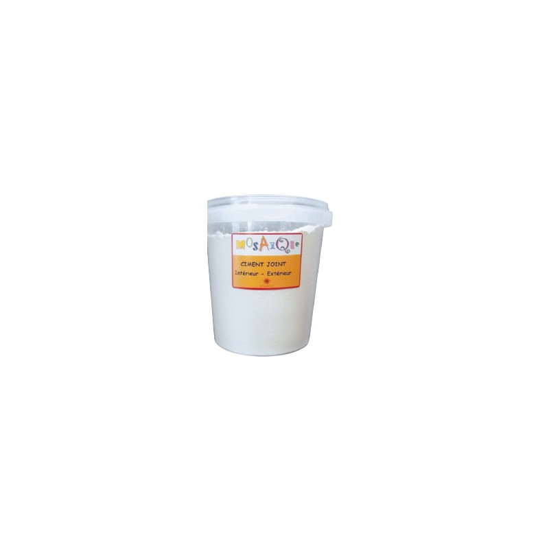 Ciment-joint seau 1kg - Coloris blanc