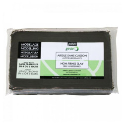 Argile sans cuisson 1,5kg gris béton