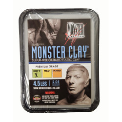 Pâte à modeler Monster Clay Soft Gris