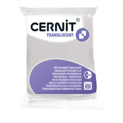 Pâte polymère Transparent 56gr - Blanc glitter