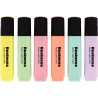 Pochette de 6 surligneurs Business pastels assortis