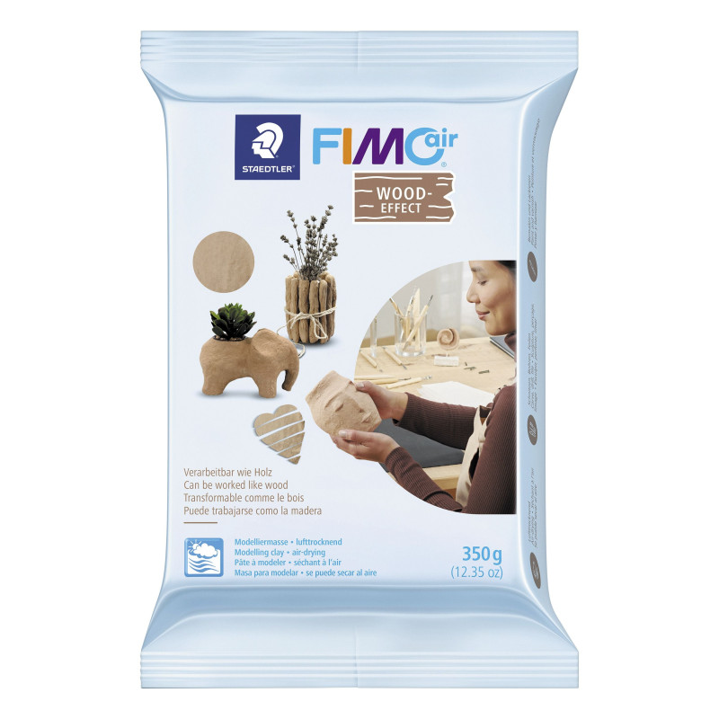 Argile polymère Fimo® Air effect Bois 350g