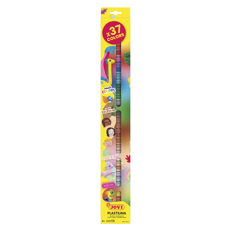 Pâte à modeler plastilina x37 15g