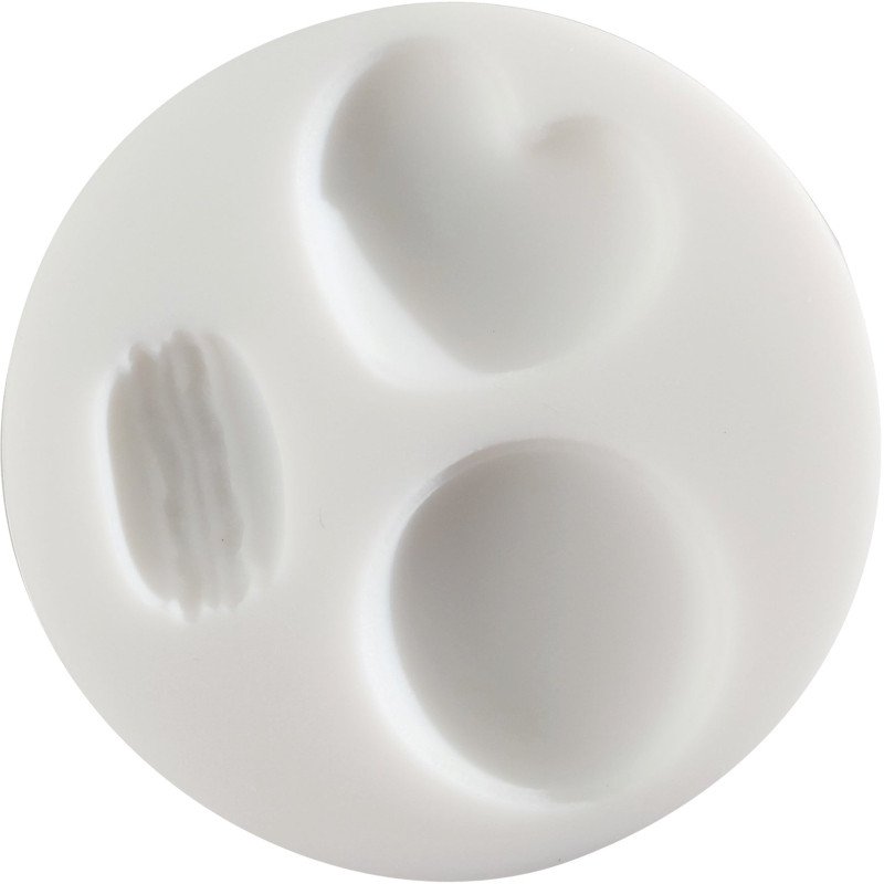 Moule silicone macarons diam 7 cm