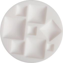 Moule silicone carrés - Cabochons carrés