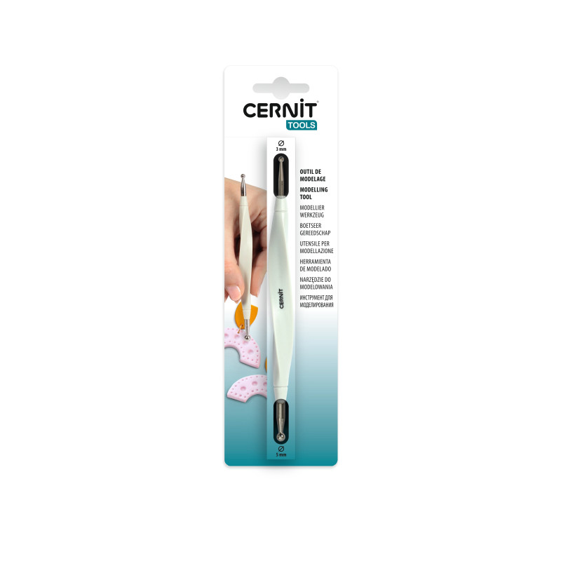 Outil à embosser avec boule métal 5/3 mm