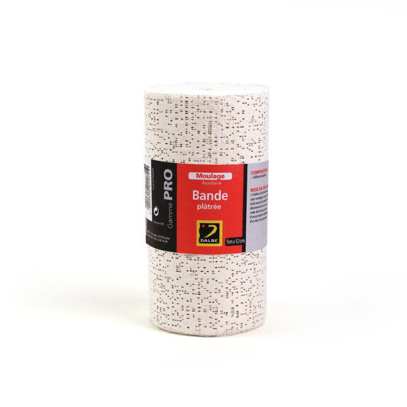 Bande plâtrée - 5m x 12cm