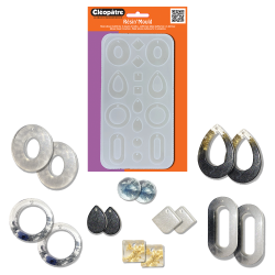 Moule Silicone - 16 Boucles d'oreilles