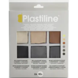 Plastiline Coffret Apprentissage 6 x 80g