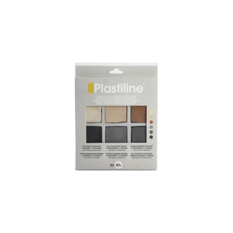 Plastiline Coffret Apprentissage 6 x 80g