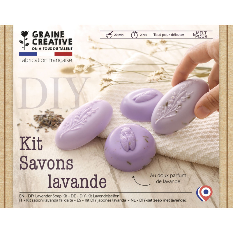 Kit DIY savons lavande