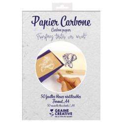 Papier carbone A4 - 50 feuilles réutilisables