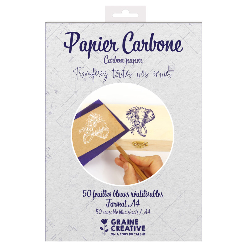 Papier carbone A4 - 50 feuilles réutilisables