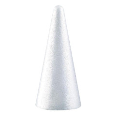 Cônes en polystyrène - H 37 diamètre 14cm