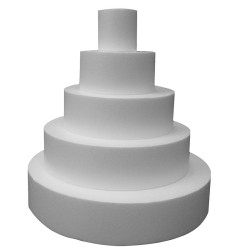 Disques en polystyrène - diamètre 20cm hauteur 5cm