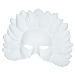 Masque flamme 16x19cm