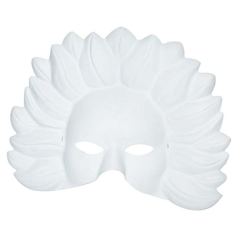 Masque flamme 16x19cm