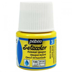 Peinture tissu Setacolor opaque moiré - 063 Brique