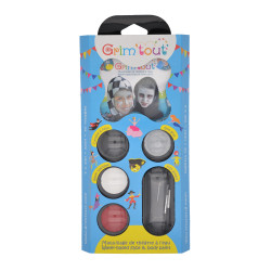 Grim'tout set de 4 couleurs - Tigre / citrouille