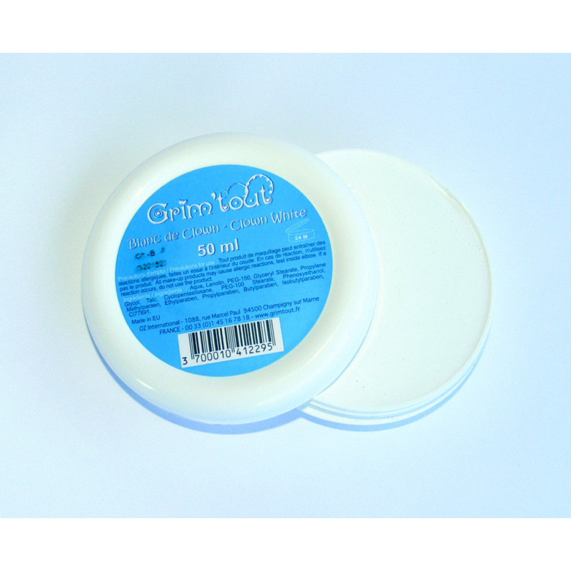 Palet blanc clown 50ml