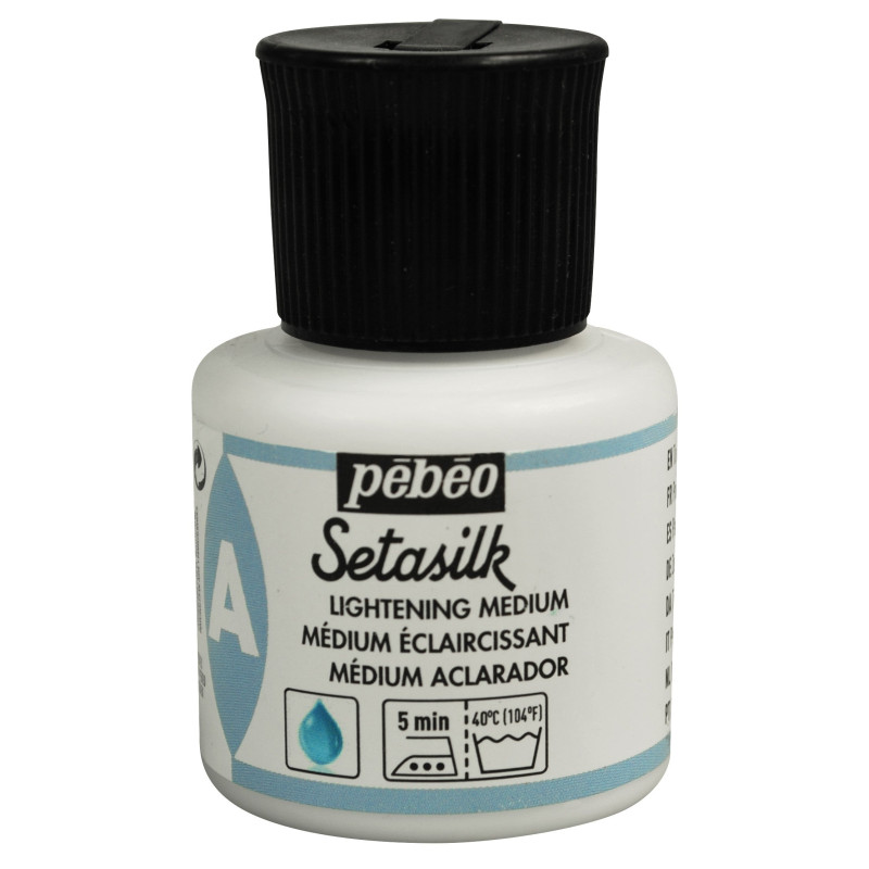 Peinture Setasilk 45ml médium éclaircissant