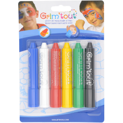 Lot de 6 sticks couleurs Sport