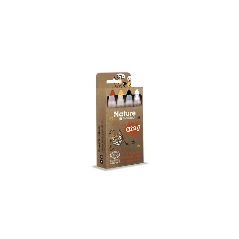 Set de 4 crayons de maquillage nature Grrr!