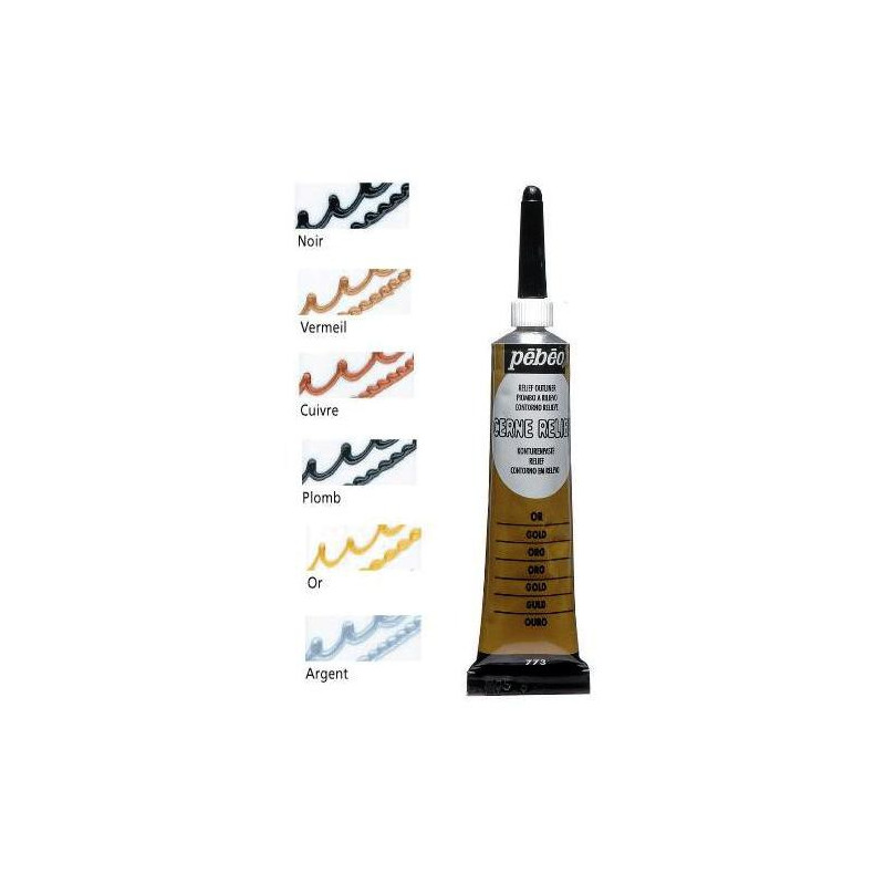 Cernes relief vitrail - Argent