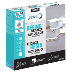 Gédéo kit résine cristal 300ml