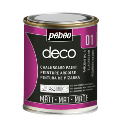 Peinture Pébéo Déco Ardoise noir 250ml