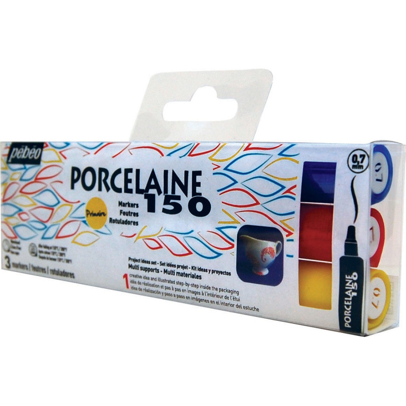 Set feutres Porcelaine 150 Primaire x3