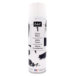 Gesso spray 400ml Blanc/Noir - Noir