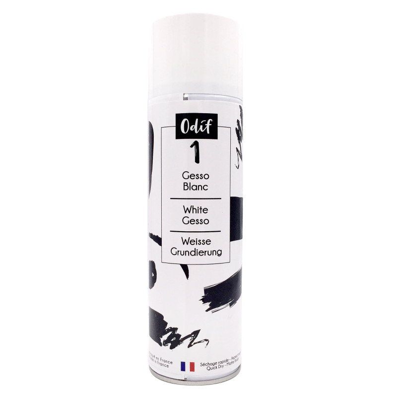 Gesso spray 400ml Blanc/Noir - Noir