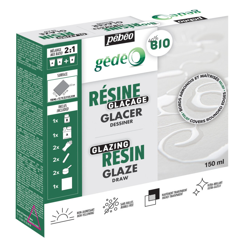Gédéo résine glaçage biosourcée 150ml