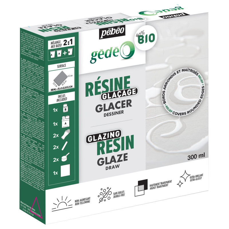 Gédéo résine glaçage biosourcée 300ml
